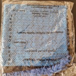 Keffieh palestinien Original bleu jeans