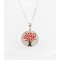 Collier olivier en argent